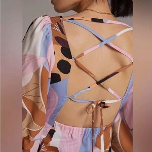 EVERYTHING MUST GO - Anthropologie | HutchSize: 1XWrap & open back dress